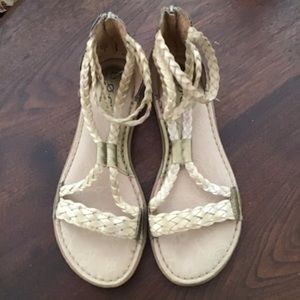 BOC Born Concepts Woven Gladiator Sandals Sz 7